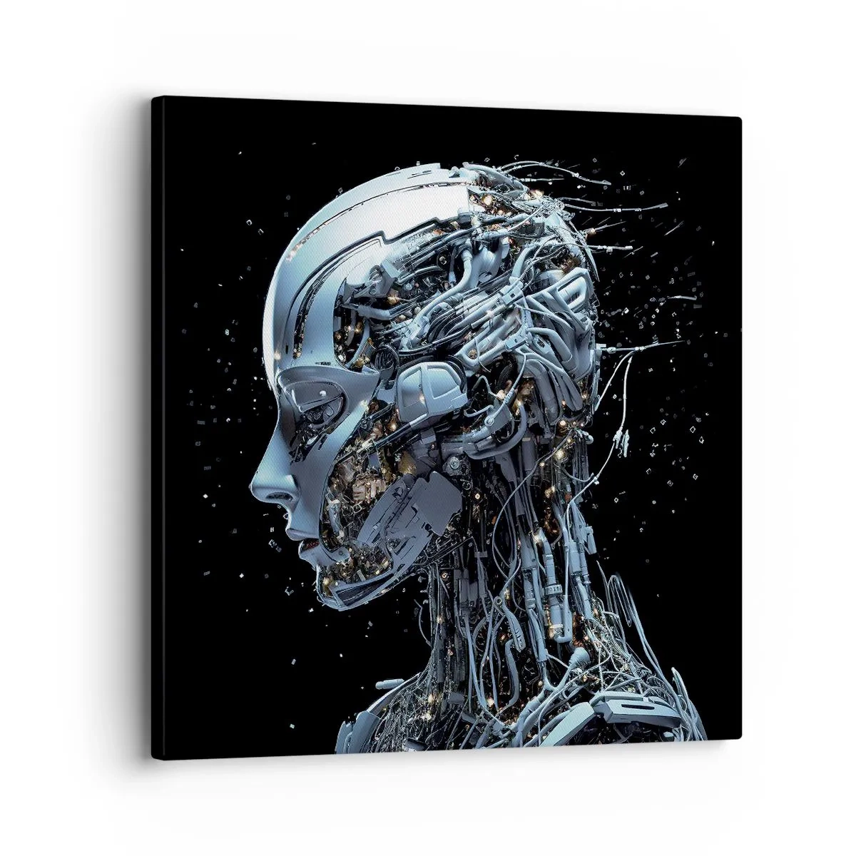 Canvas picture - Technology Is a Woman - 30x30 cm