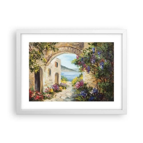 Poster in white frmae - Charm of a Sea Province - 40x30 cm