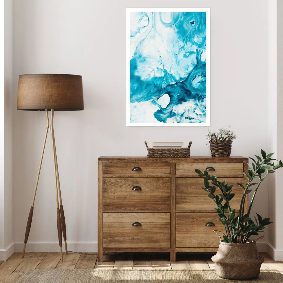 Poster - Concert of Blue - 70x100 cm