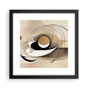 Poster in black frame - Composition -the Heart of Things - 30x30 cm
