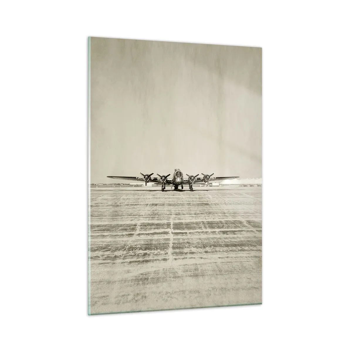 Glass picture - Ready as Always - 50x70 cm