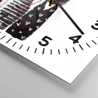 Clock face with numbers