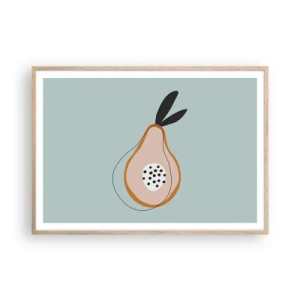 Poster in light oak frame - Penetrating the Nature of Things - 100x70 cm