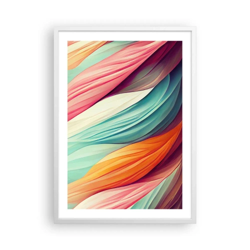 Poster in white frmae - Rainbow Knot - 50x70 cm