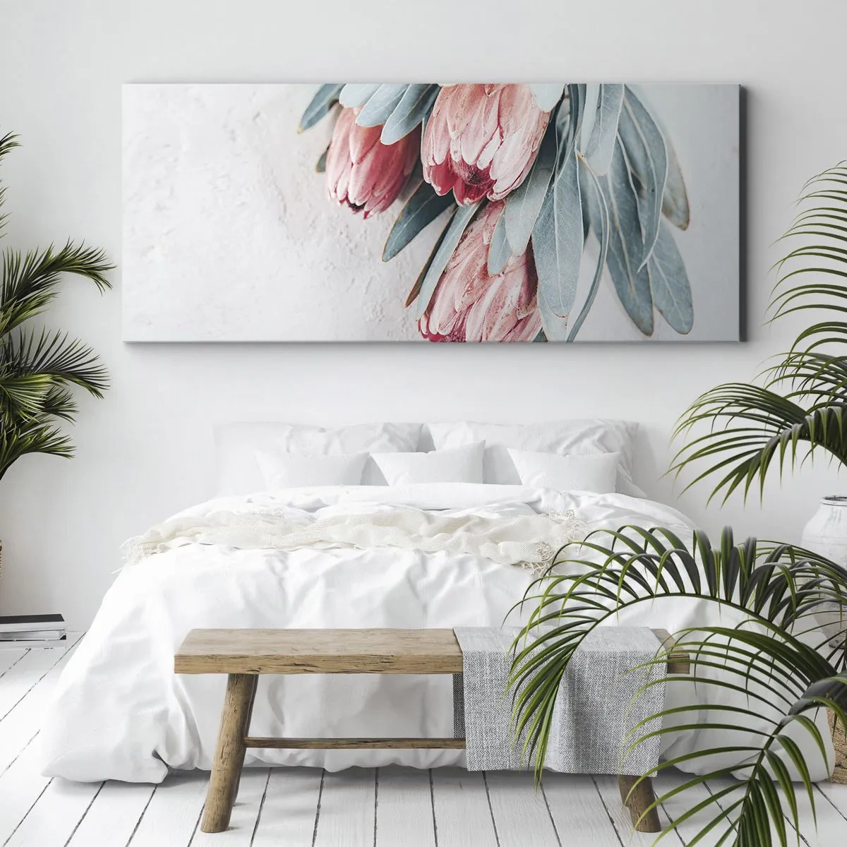 Canvas picture - Ashamed of Their Own Beauty - 160x50 cm