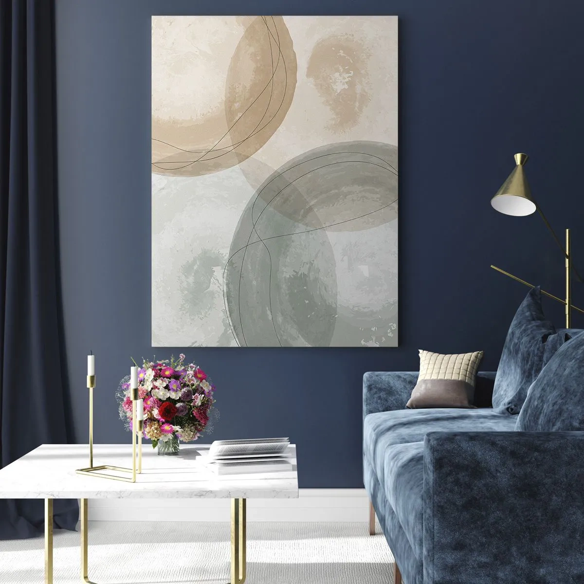 Glass picture - Permeation of Worlds - 80x120 cm