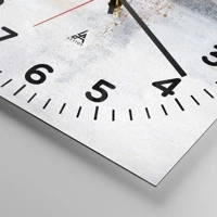 Clock face with numbers