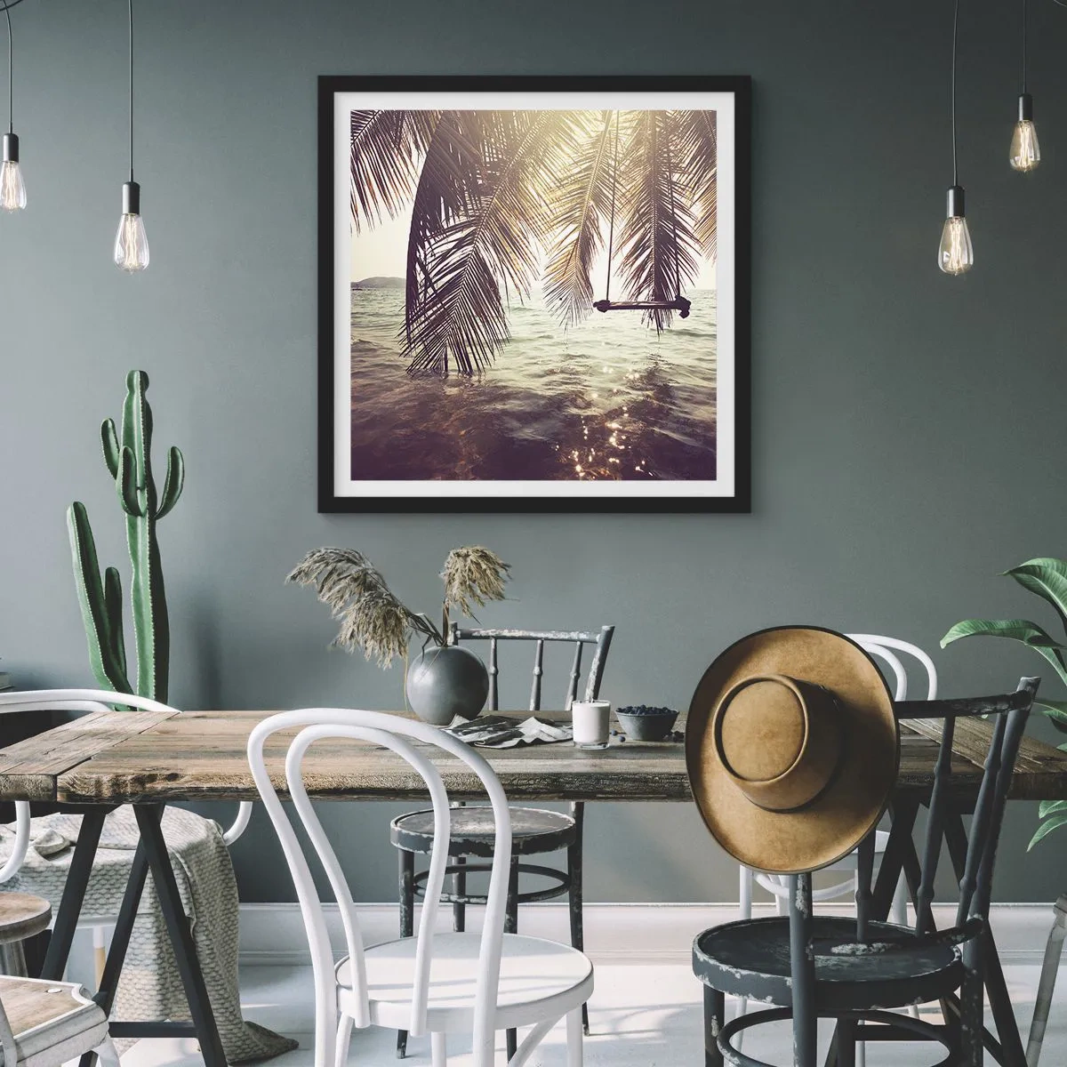 Poster in black frame - You Can Dream as Much as You Wish - 50x50 cm