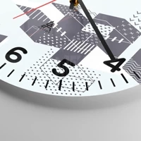 Clock face with numbers