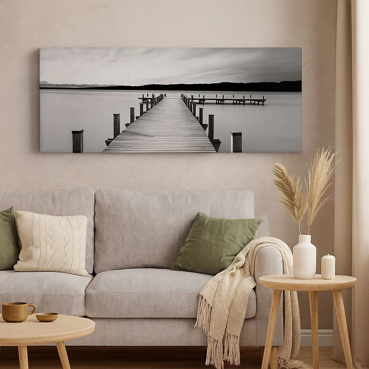 Canvas picture - Lake of Peace - 100x40 cm