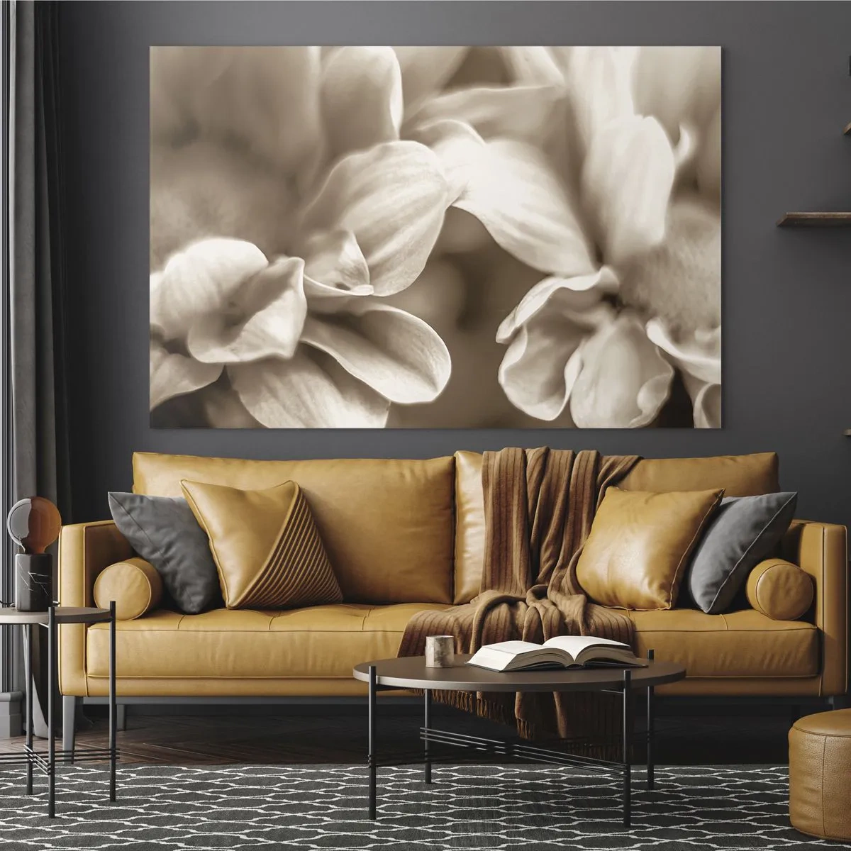 Glass picture - Soft as a Smile - 100x70 cm