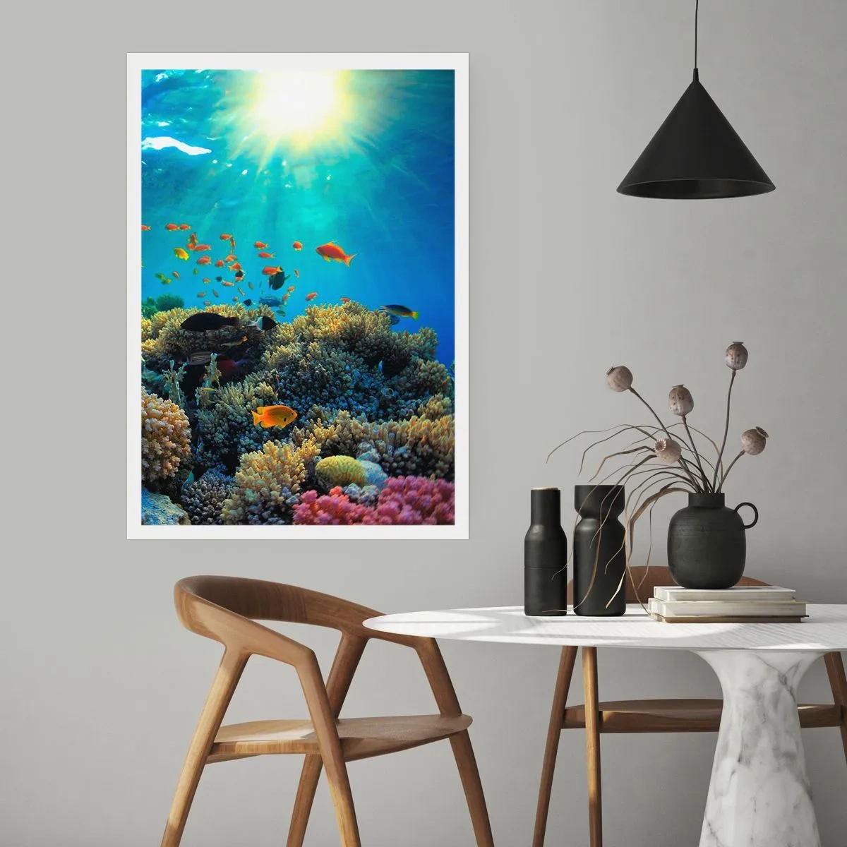 Poster - Underwater Treasures - 40x50 cm