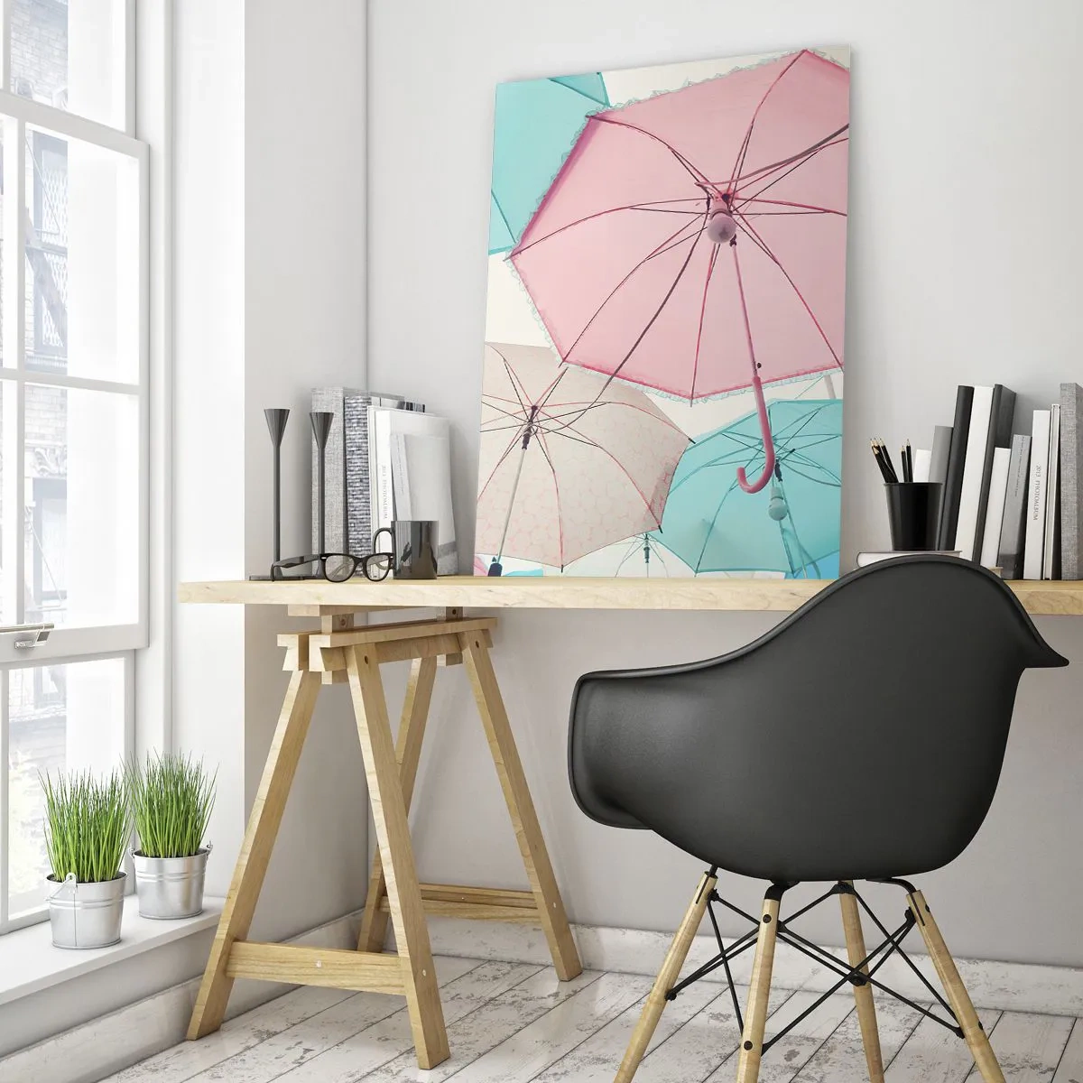 Glass picture - Sometimes Sun, Sometimes Rain - 50x70 cm