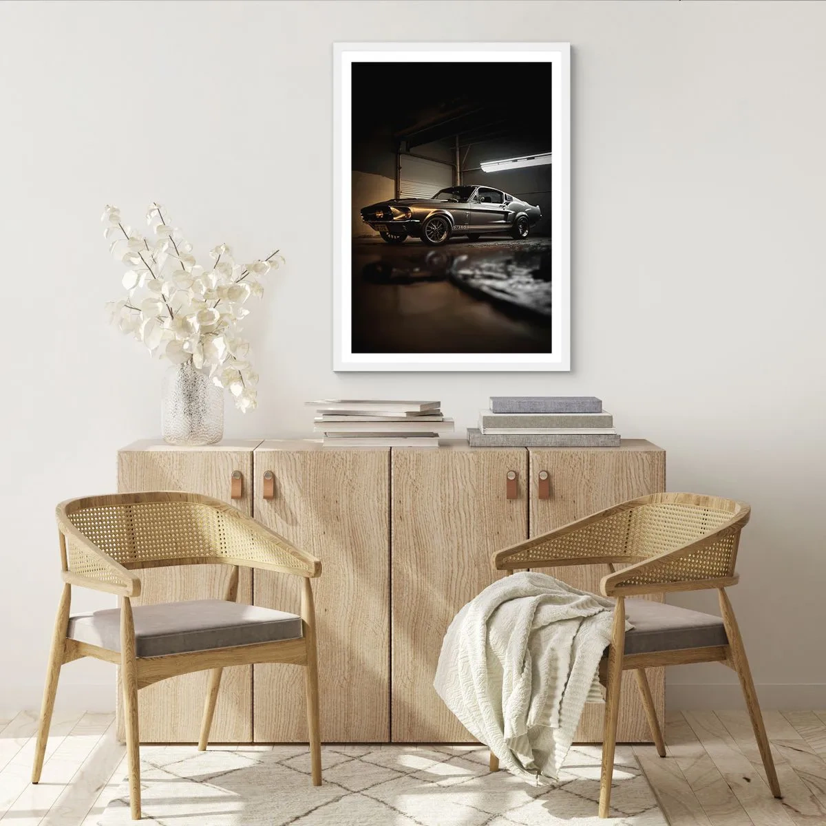 Poster in white frmae - Back to the Future - 50x70 cm