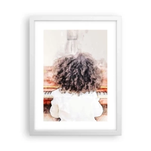 Poster in white frmae - In a New World - 30x40 cm