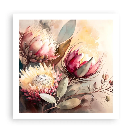 Poster - Profile and En Face - 60x60 cm