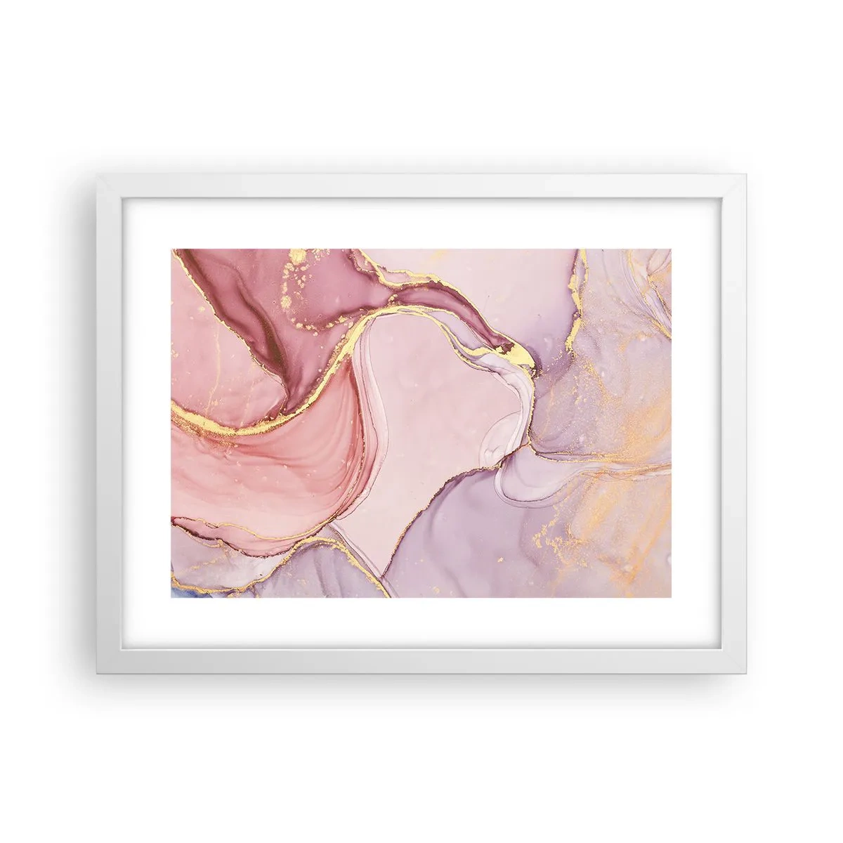 Poster in white frmae - Caress of Colours - 40x30 cm