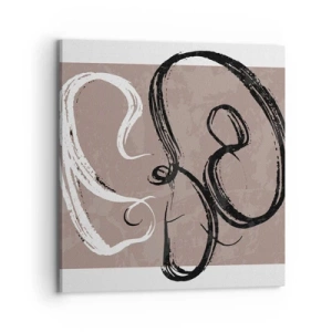 Canvas picture - Composition -In Search of Completeness - 70x70 cm