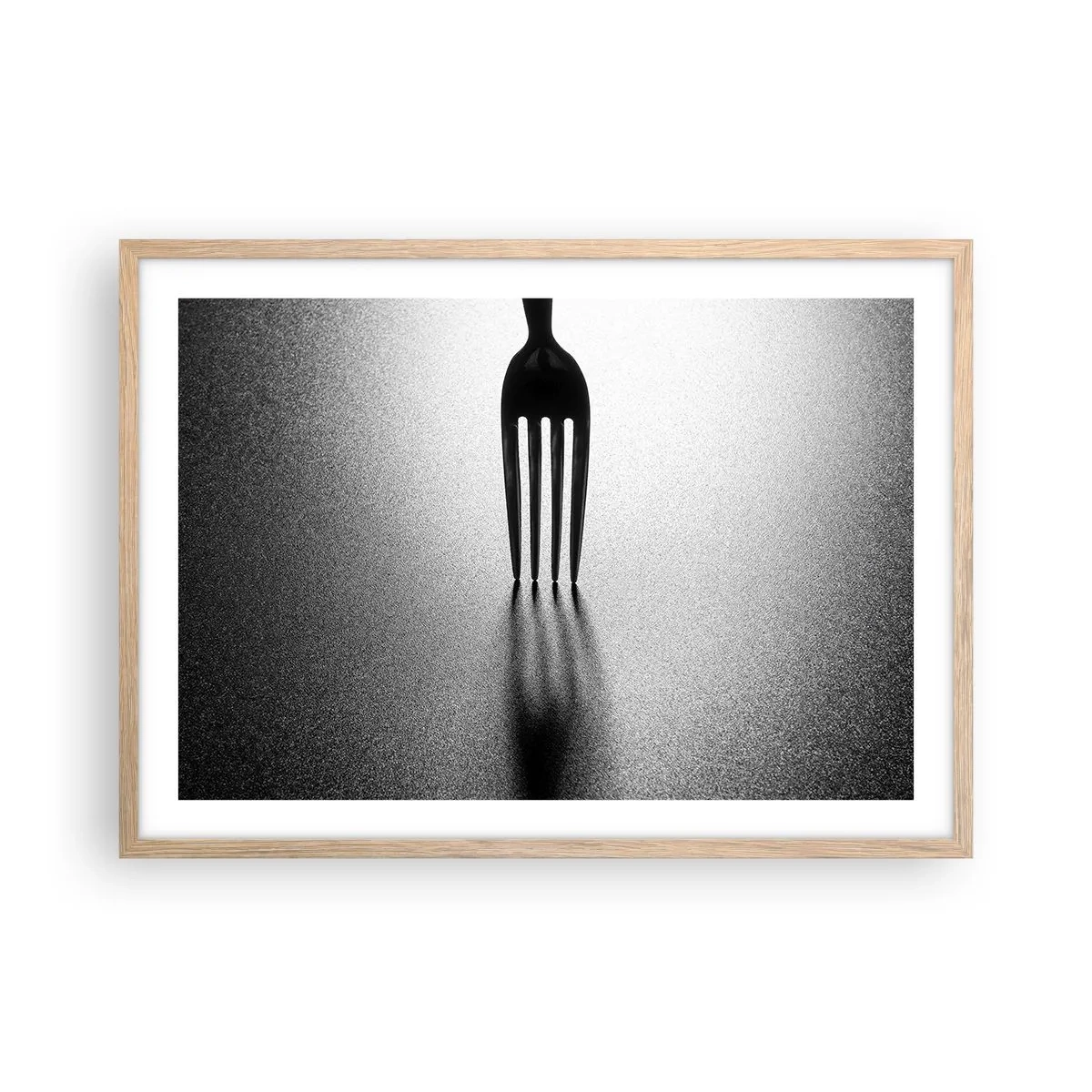 Poster in light oak frame - Light and Shade - 70x50 cm