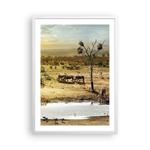 Poster in white frmae - There Is a River that Flows from Eden - 50x70 cm