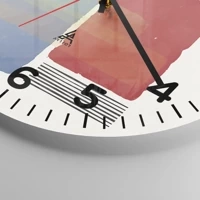 Clock face with numbers