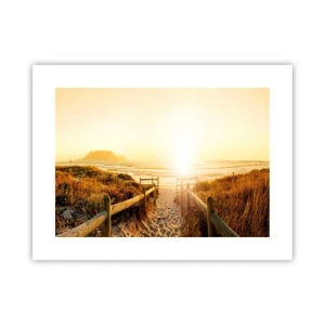 Poster - Through the Dune, Towards the Sun - 40x30 cm