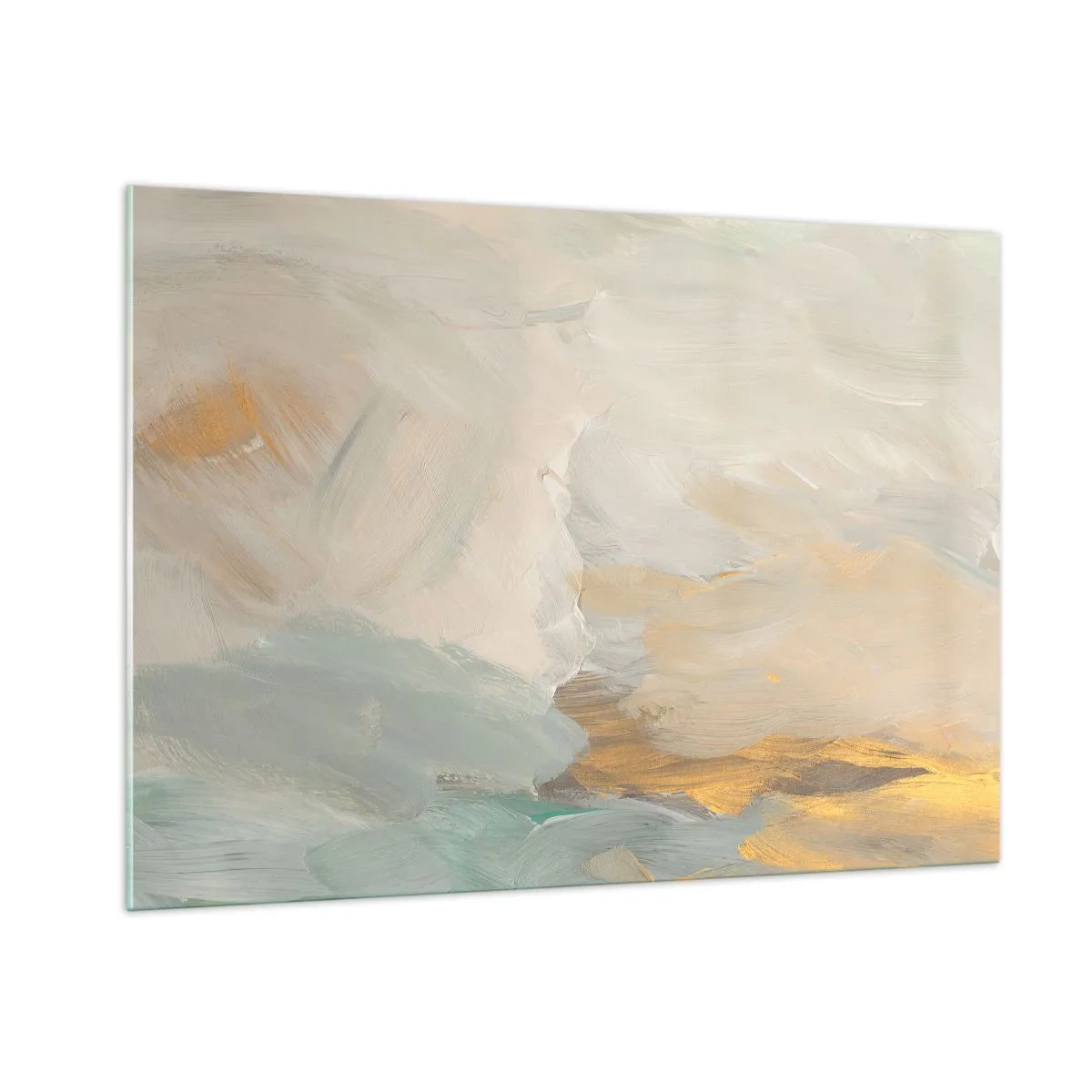 Glass picture - Abstract: Land of Gentleness - 100x70 cm