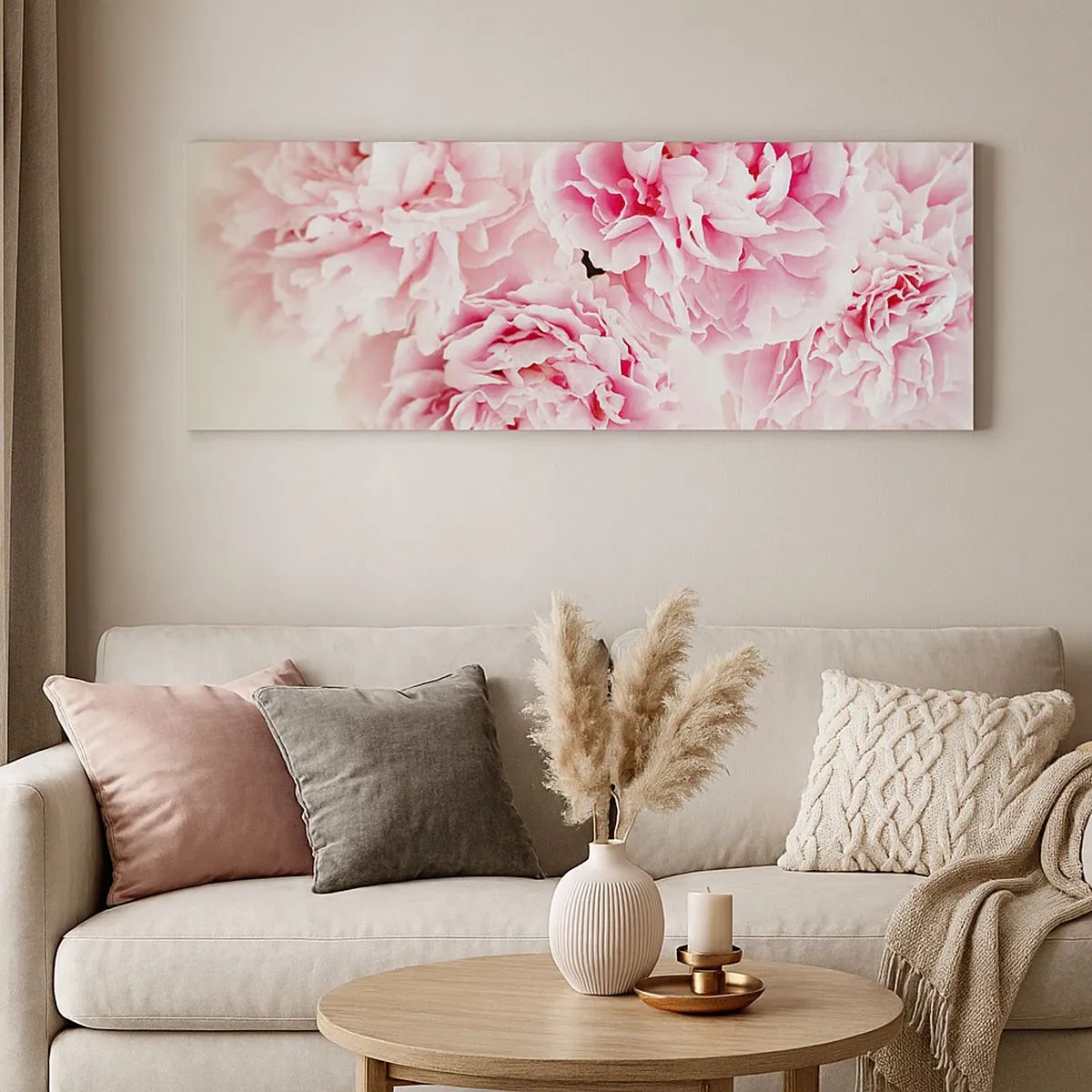 Canvas picture - In Pink  Splendour - 100x40 cm