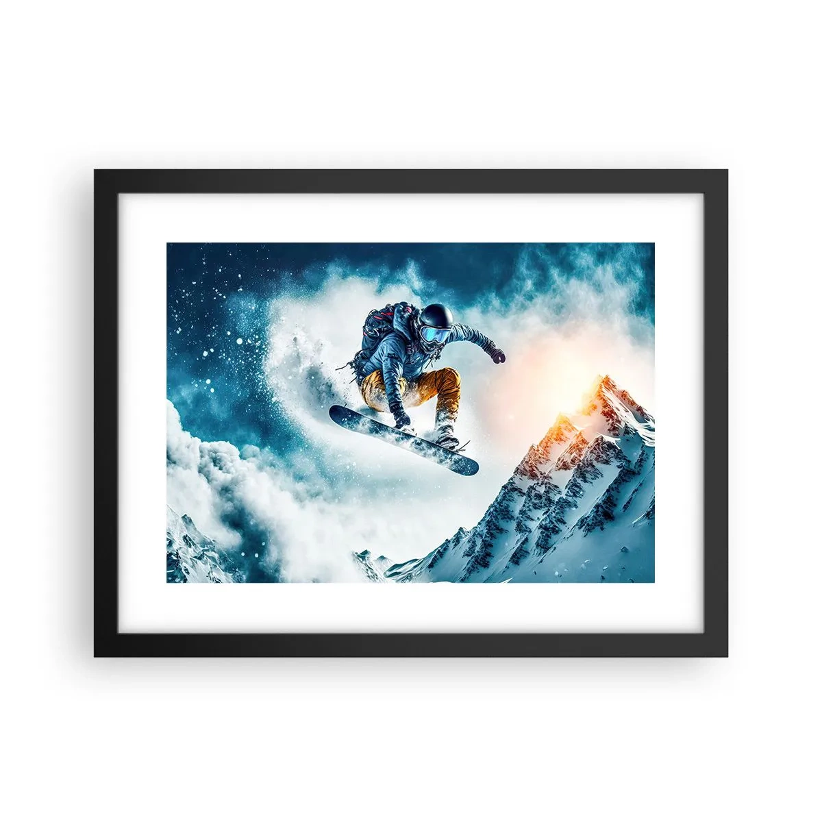 Poster in black frame - Extreme Emotions - 40x30 cm