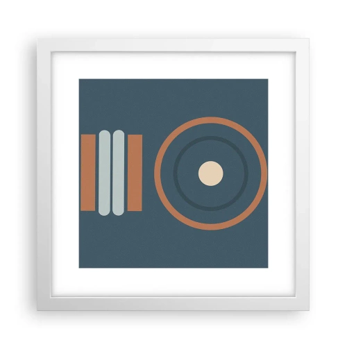 Poster in white frmae - The Matter of Things - 30x30 cm