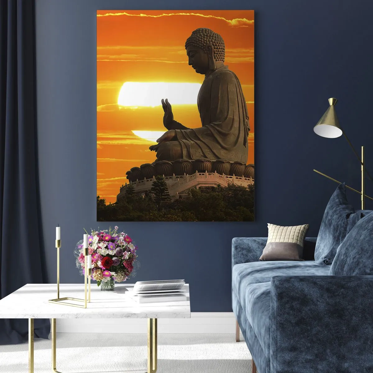 Glass picture - Facing the World - 70x100 cm