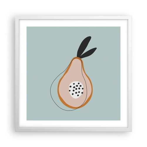 Poster in white frmae - Penetrating the Nature of Things - 50x50 cm