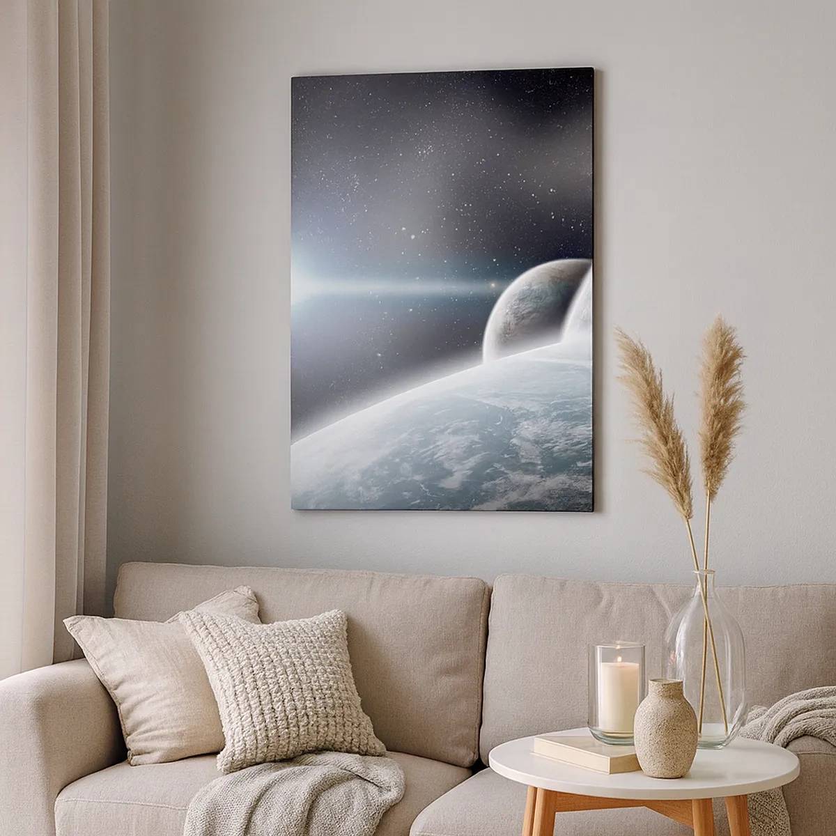 Canvas picture - Space Music of Spheres - 50x70 cm