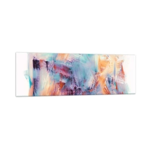 Glass picture - Colourful Mess - 160x50 cm
