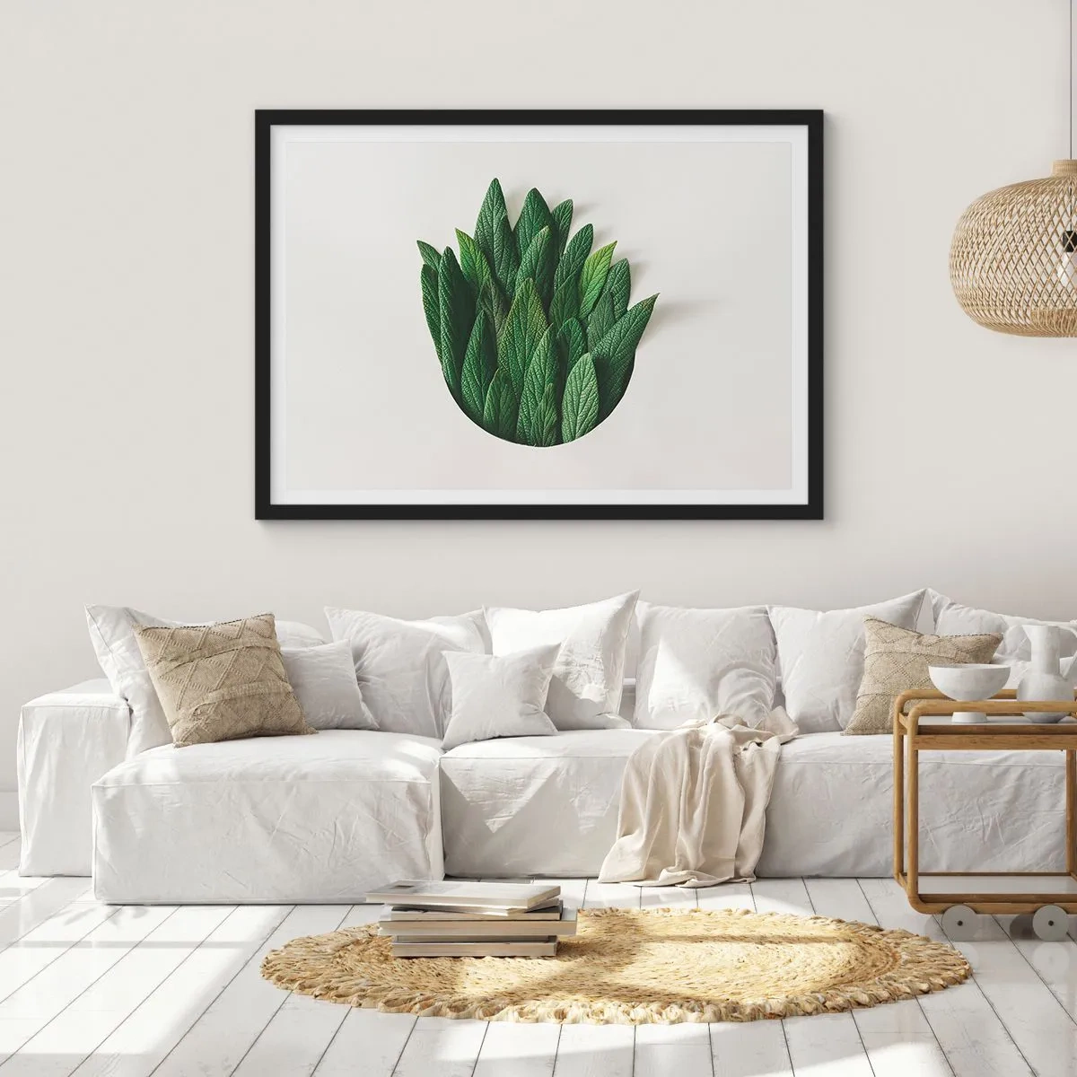 Poster in black frame - Untamed Curiosity - 91x61 cm