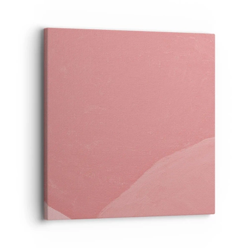 Canvas picture - Organic Composition In Pink - 30x30 cm