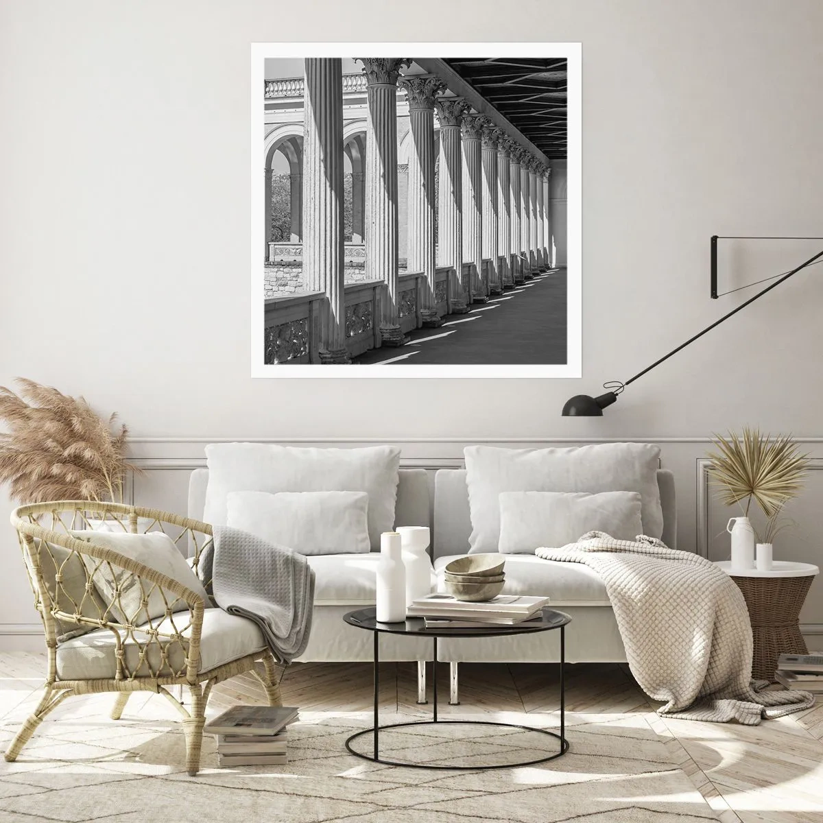 Poster - Sunny Arcade - 60x60 cm