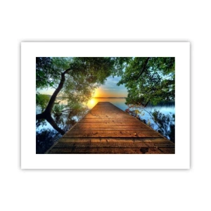 Poster - Don't Hurry, Sit Down - 40x30 cm