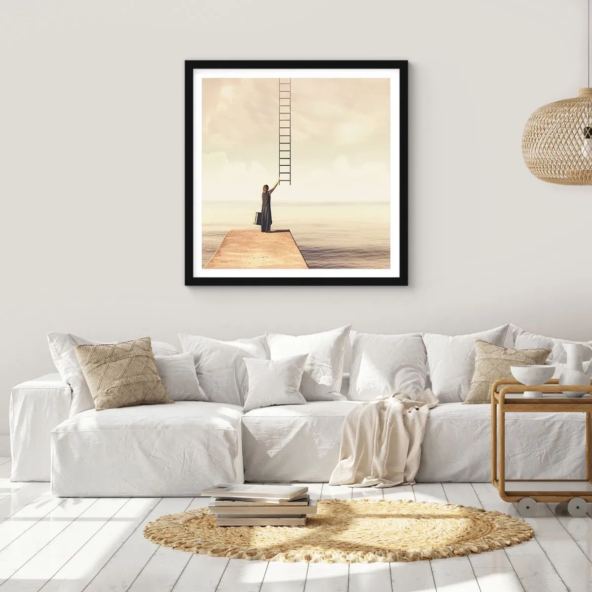 Poster in black frame - Magical Trip - 50x50 cm