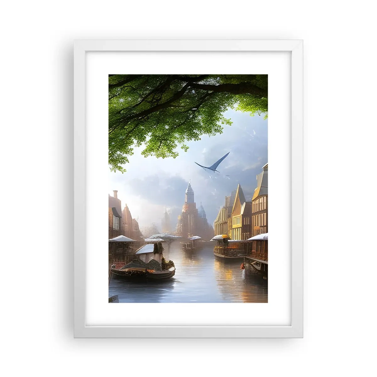 Poster in white frmae - Dutch Urban Landscape - 30x40 cm