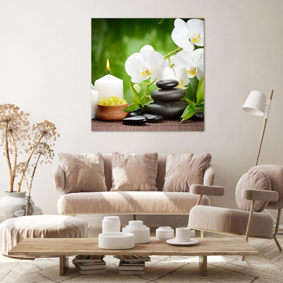 Canvas picture - Fragrant, Flowery, Delicate Touch - 40x40 cm