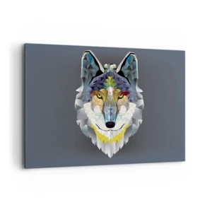 Canvas picture - Speaking of the Wolf - 120x80 cm