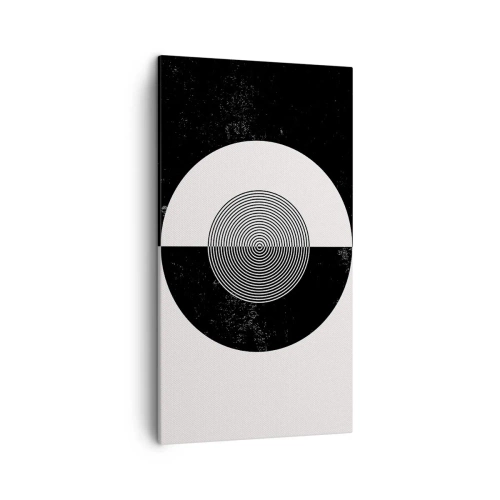 Canvas picture - Harmony in Black and White - 45x80 cm