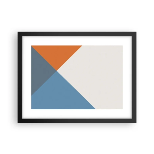 Poster in black frame - At an Angle… - 40x30 cm