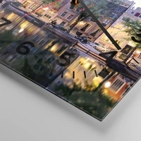 Clock face with numbers