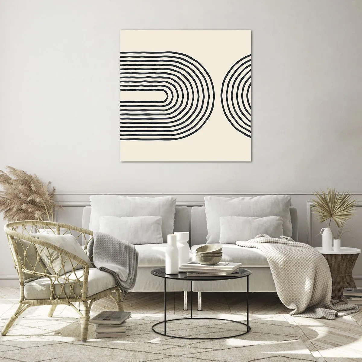 Glass picture - In One Moment… - 60x60 cm