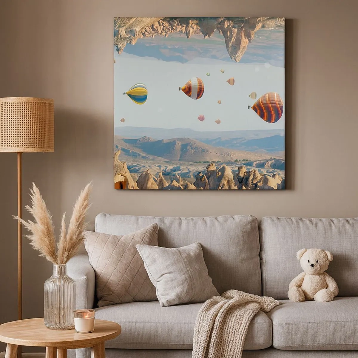 Canvas picture - Here Everything Is Possible - 30x30 cm