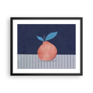 Poster in black frame - Convexity and Plane - 50x40 cm