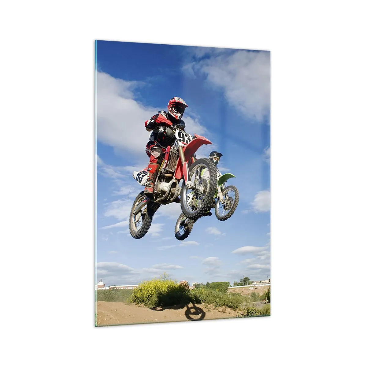 Glass picture - Jump to the Sky - 70x100 cm