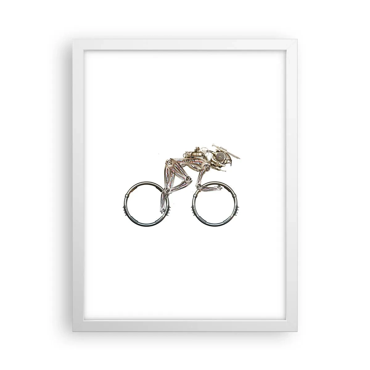 Poster in white frmae - Wonderful Machinery - 30x40 cm